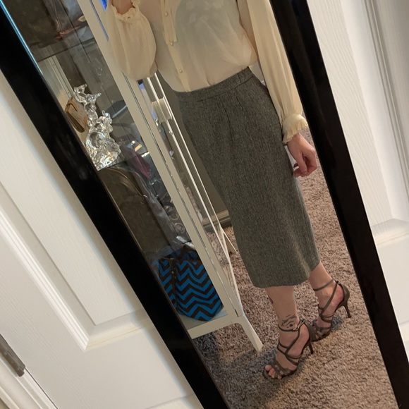 Vintage Christy Hall wool blend pencil skirt - Picture 12 of 13